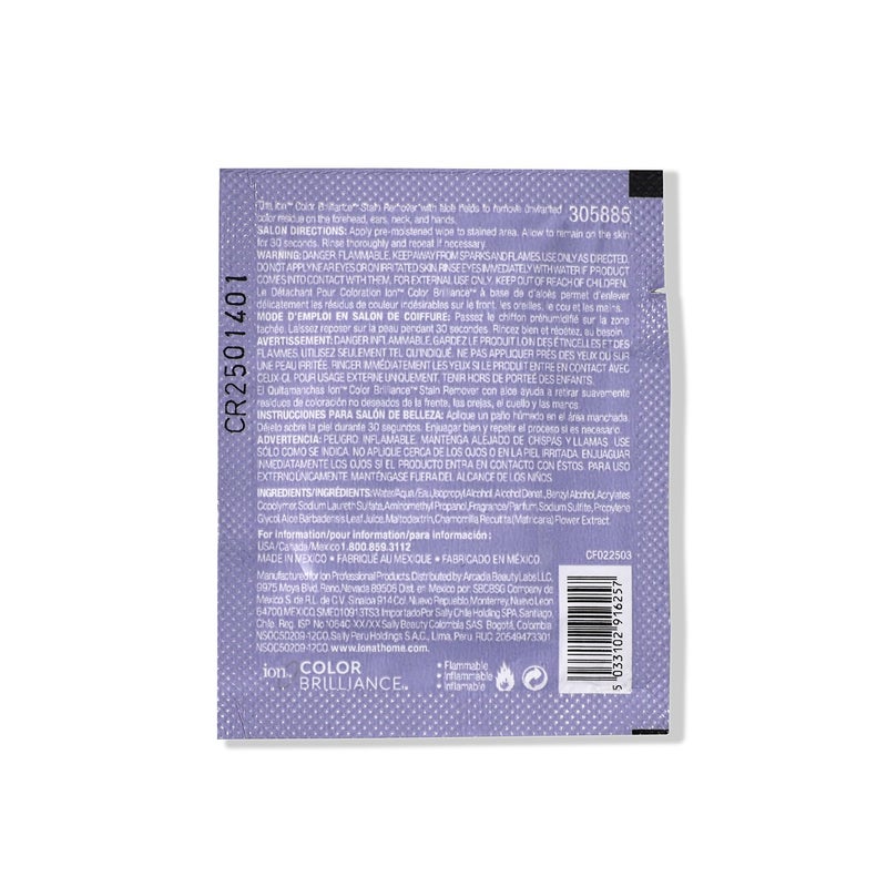 ION Concentrated Hair Color Stain Remover Liquids, 1 OZ Packet - Image 2